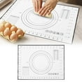 thumbnail image 1 of Hilingoto Kneading pad 40*30*0.04cm black, barbecue mat Non Slip Silicone Mat Extra Large With Measurements For Silicone Baking Mat Counter Mat Dough Rolling Mat Oven Liner Christmas clearance, 1 of 9