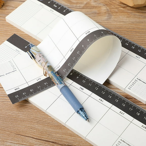 Hilingoto Notebook for Recording, Weekly Plan Sticky Notes Weekly Planner Notepads Tearable Schedule Notepads Memo Pads Small Notepads to Do List Business Notebook Schedule Books Calendar Paper Simple