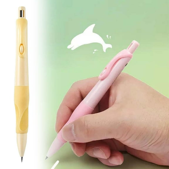 Hilingoto Pen Gear, Correction Automatic Pencil with 0.5/0.7Mm Mechanical Pencil for Writing Drawing Sketching Drafting Cute Pencil Set 6 Psc Pencils Student Randomly Send A Total of 6 Pcs