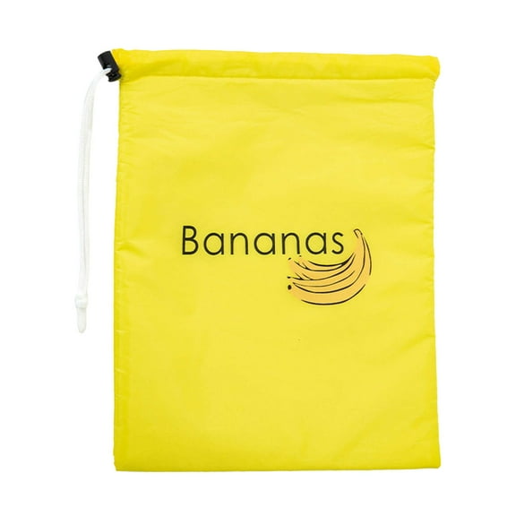 Warehouse Clearance! Hilingoto, Banana & Lettuce Bag Washable Stay Fresh Bags Drawstring Design Storage Bag Banana Storage Bag Vegetable Storage Bag Odor For Fruits And Vegetables Yellow