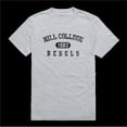 thumbnail image 1 of Hill College Rebels Distressed Arch T-Shirt, Heather Grey - Large, 1 of 1