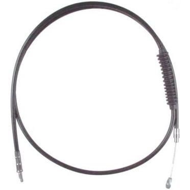 Black Vinyl Coated Throttle Cable Set For 1996-2000 Harley Softail Fatboy - Stock Length HC-0329-0136-FLSTF