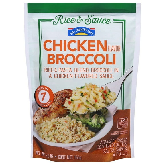 Hill Country Fare Chicken Flavor Broccoli Rice - 5.5 oz Packaging may vary