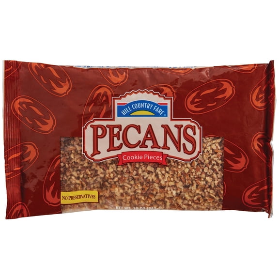 Hill Country Fare Pecan Cookie Pieces - 10 oz Packaging may vary