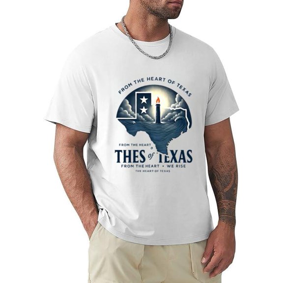 Hill Country Strong Texas Flood Relief Support Community Message T-shirt, for men & women, up to size 5XL.