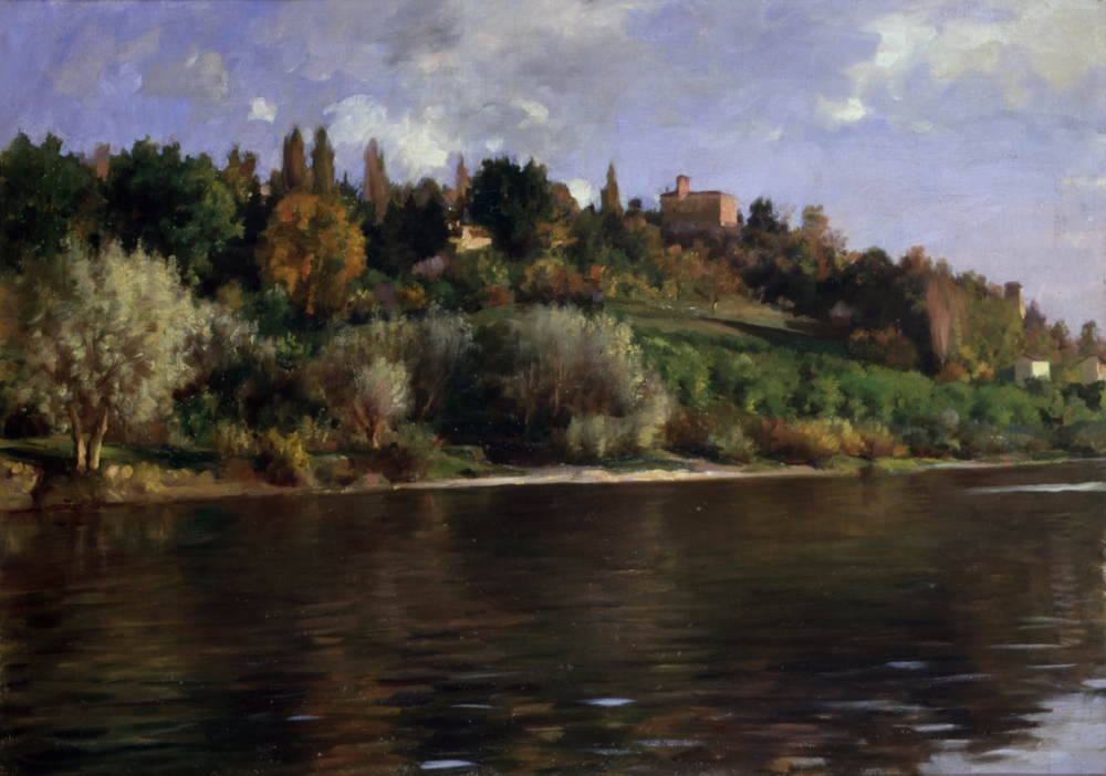 Hill In Turin (Collina Torinese) Canvas Art - (24 x 18)