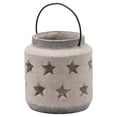 thumbnail image 1 of Hill Interiors Bloomville Stone Star Candle Lantern, 1 of 5