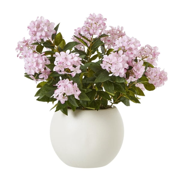 Hill Interiors Hydrangea Artificial Potted Plant