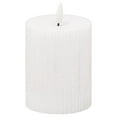 thumbnail image 1 of Hill Interiors Luxe Collection Ribbed Natural Glow Electric Candle, 1 of 4