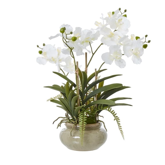 Hill Interiors Vanda Orchid Artificial Potted Plant