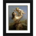 thumbnail image 1 of Hill, James John 19x24 Black Ornate Wood Framed with Double Matting Museum Art Print Titled - She Looks and Looks, and Still with New Delight, 1 of 4