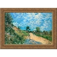 thumbnail image 1 of Hill Path 24x18 Gold Ornate Wood Framed Canvas Art by Alfred Sisley, 1 of 2