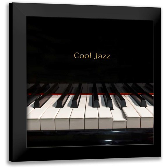 Hill, Steven 12x12 Black Modern Framed Museum Art Print Titled - Cool Jazz