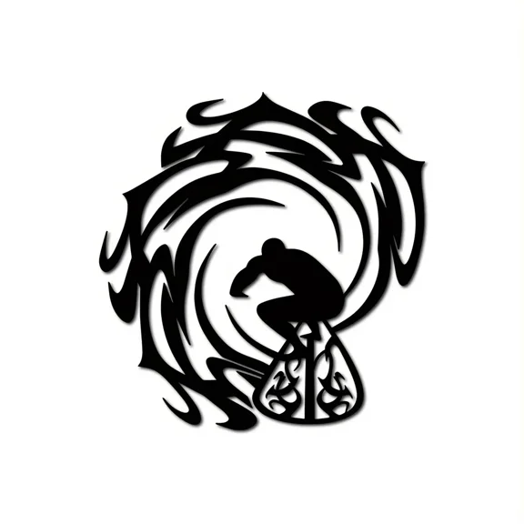 Metal Wall Decor, Surfer Metal, Living Room Wall Art Surf Gold, Metal Surfer Art Wall Decor, Iron Crafts, Metal Wall Hanging