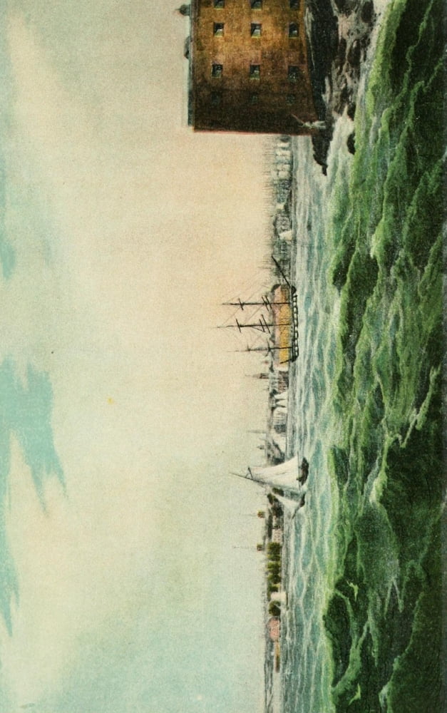 Hill Valentines manual of old New York 1919 New York from Governors Island Canvas Art - (18 x 24)