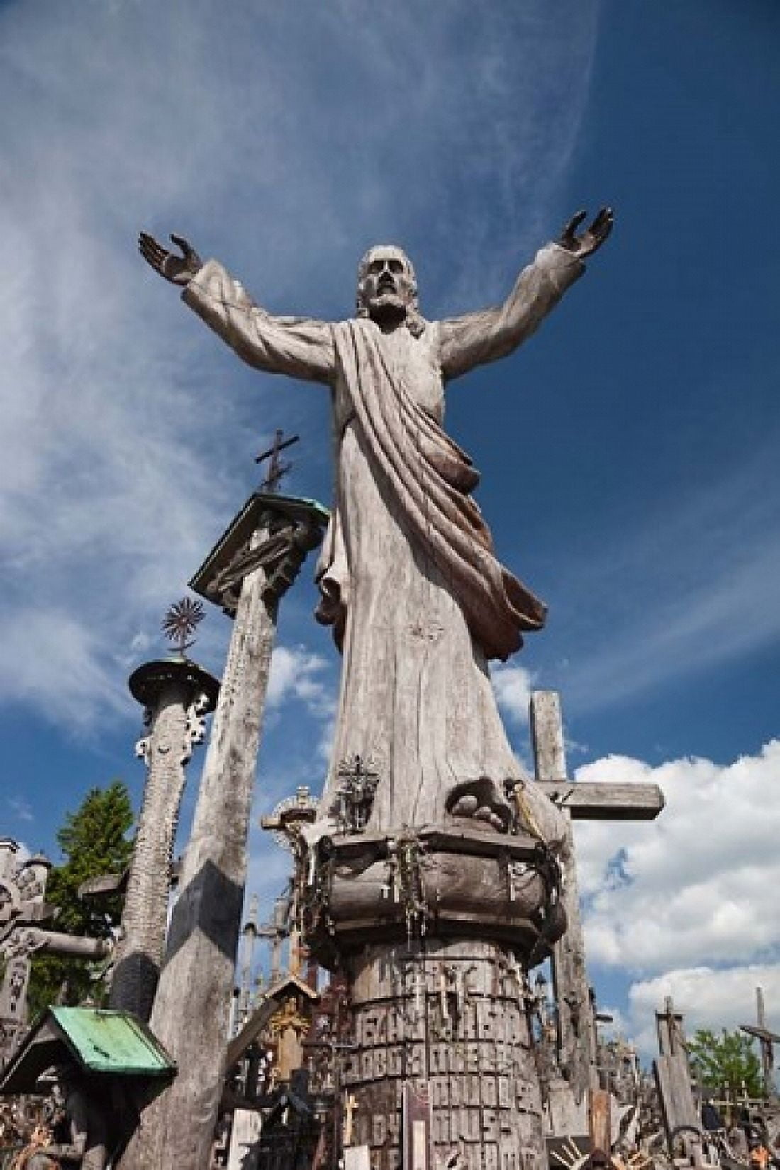 Hill of Crosses Siauliai Central Lithuania Lithuania II Canvas Art - Walter Bibikow DanitaDelimont (11 x 17)