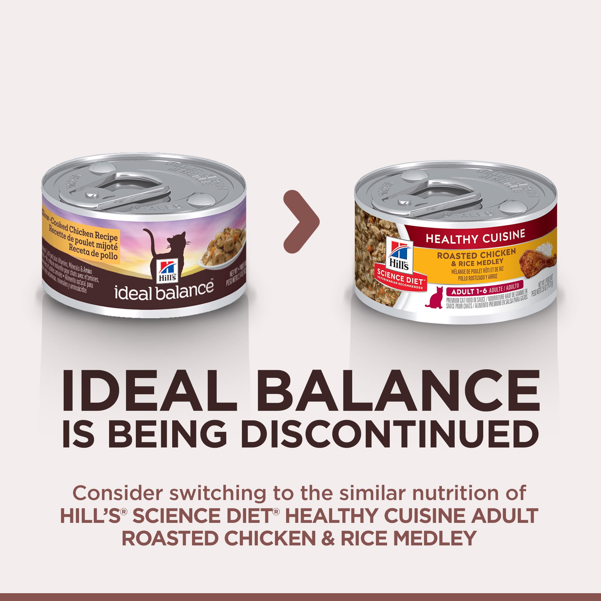 Hill's ideal balance hot sale dog food discontinued