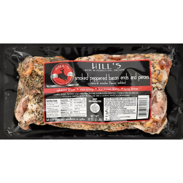 Hill's Premium Meats Pepper Bacon Ends & Pcs 32oz