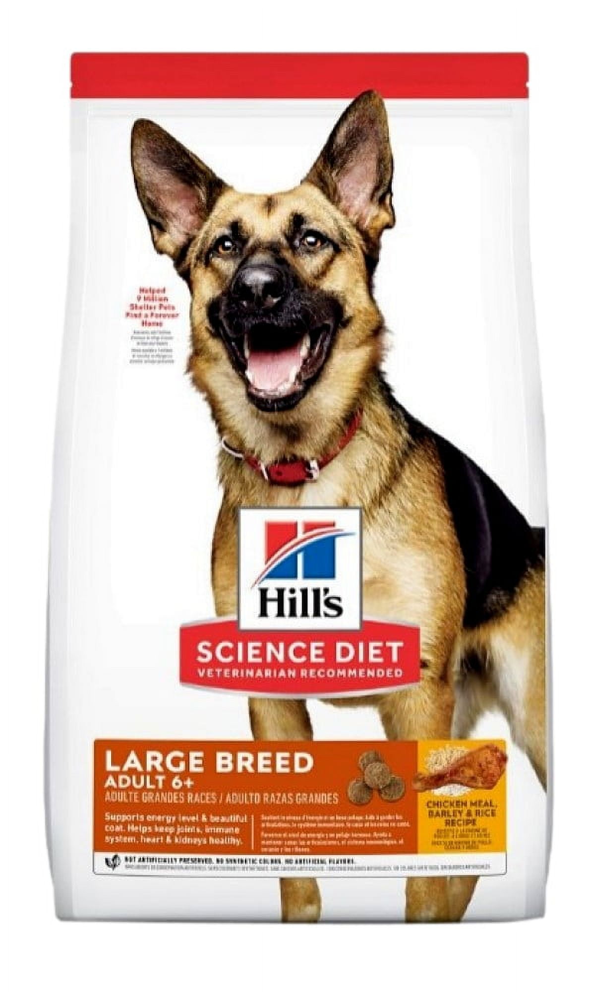 Hill's Science Diet 2044 Large Breed Adult 6+ Chicken, Barley and Brown