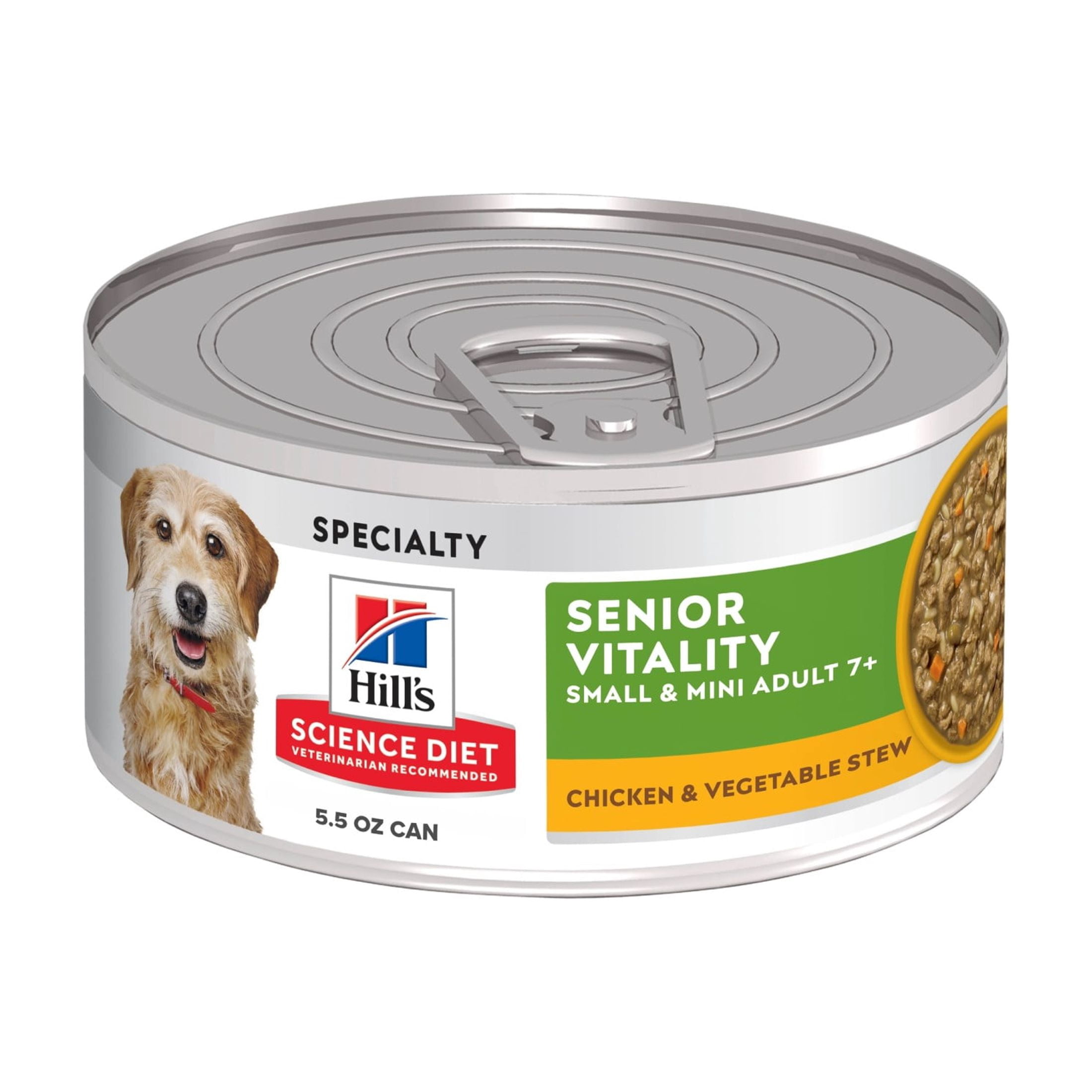 Hill's Science Diet Wet Dog Food 5.5oz Can 24pk, 7+ Senior