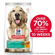 Hill's Science Diet Adult Perfect Weight Chicken Recipe Dry Dog Food, 4 lb bag