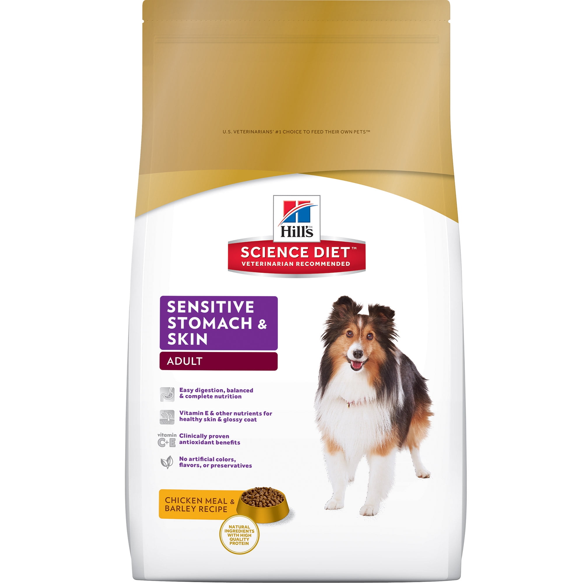 Hill s Science Diet Adult Dog Food Perfect Digestion Healthy Coat Sensitive Stomach Skin Chicken Recipe 30 lb bag Walmart