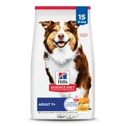 Hills Science Diet Chicken, Barley & Brown Rice Dry Dog Food for 7+ Senior Dogs, 15lb Bag