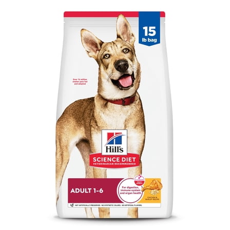 Hill's Science Diet Chicken & Barley Dry Dog Food, 15lb Bag