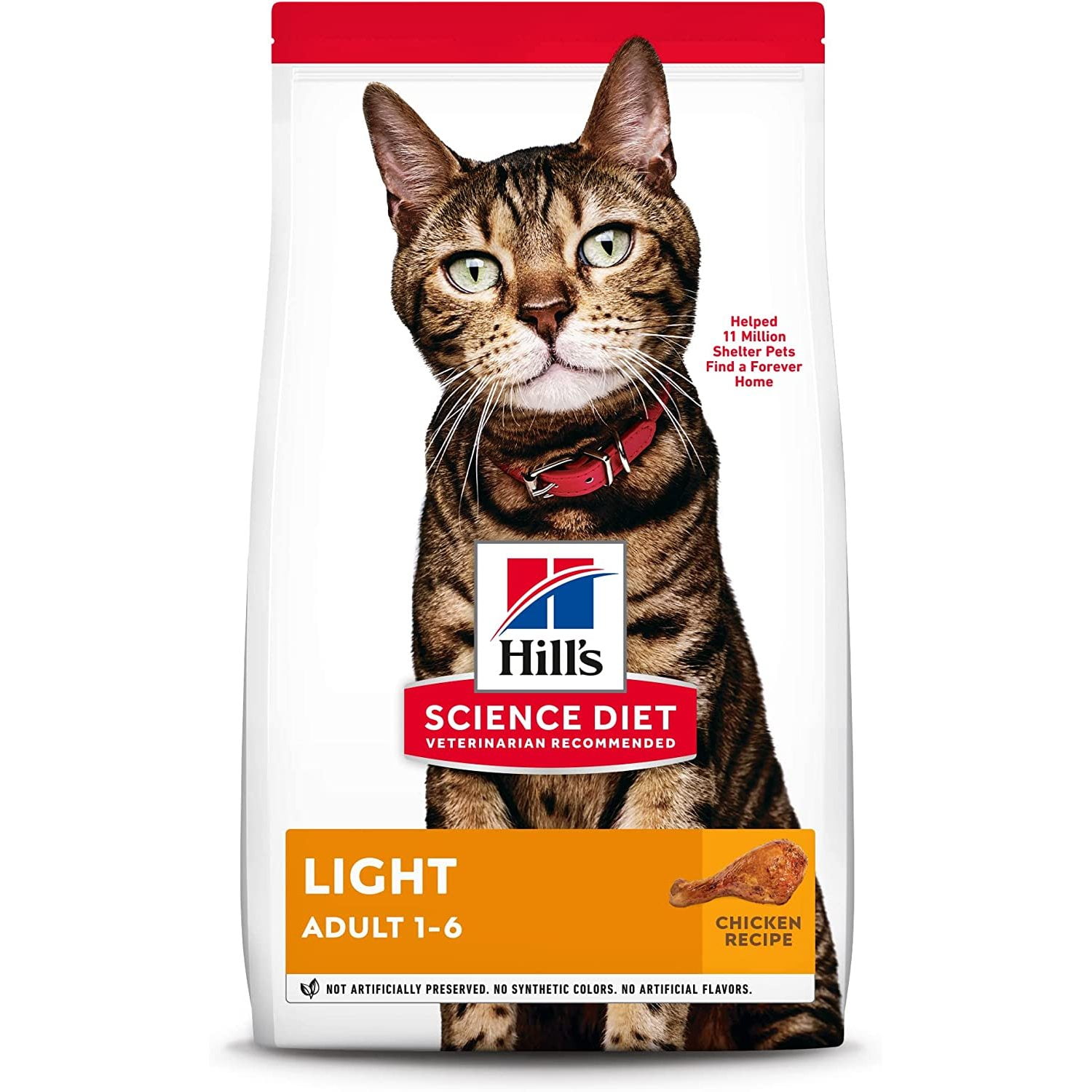 Hill s Science Diet Dry Cat Food Adult Light for Healthy Weight