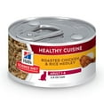 thumbnail image 1 of Hill's Science Diet Healthy Cuisine Roasted Chicken & Rice Medley Wet Cat Food, 2.8oz Can 24pk, 1 of 8