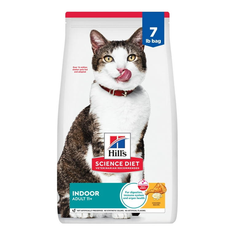 Hill's® Science Diet® Adult 11+ Chicken Recipe cat food (7-lb)