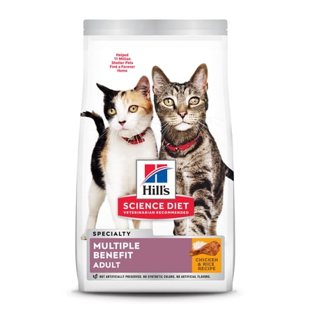 Hill's Science Diet Indoor Chicken Dry Cat Food for Adult Cats, 7lb Bag