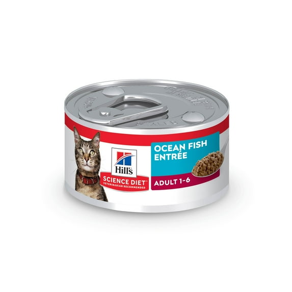 Hill's Science Diet Ocean Fish Wet Cat Food, 2.9oz Can 24pk