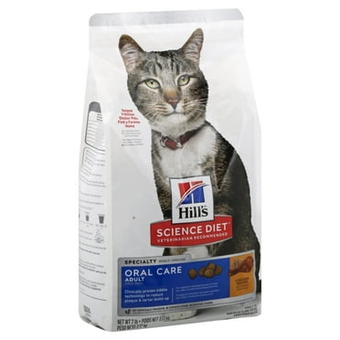 Hill's Science Diet Oral Care Chicken Dry Cat Food, 7lb Bag