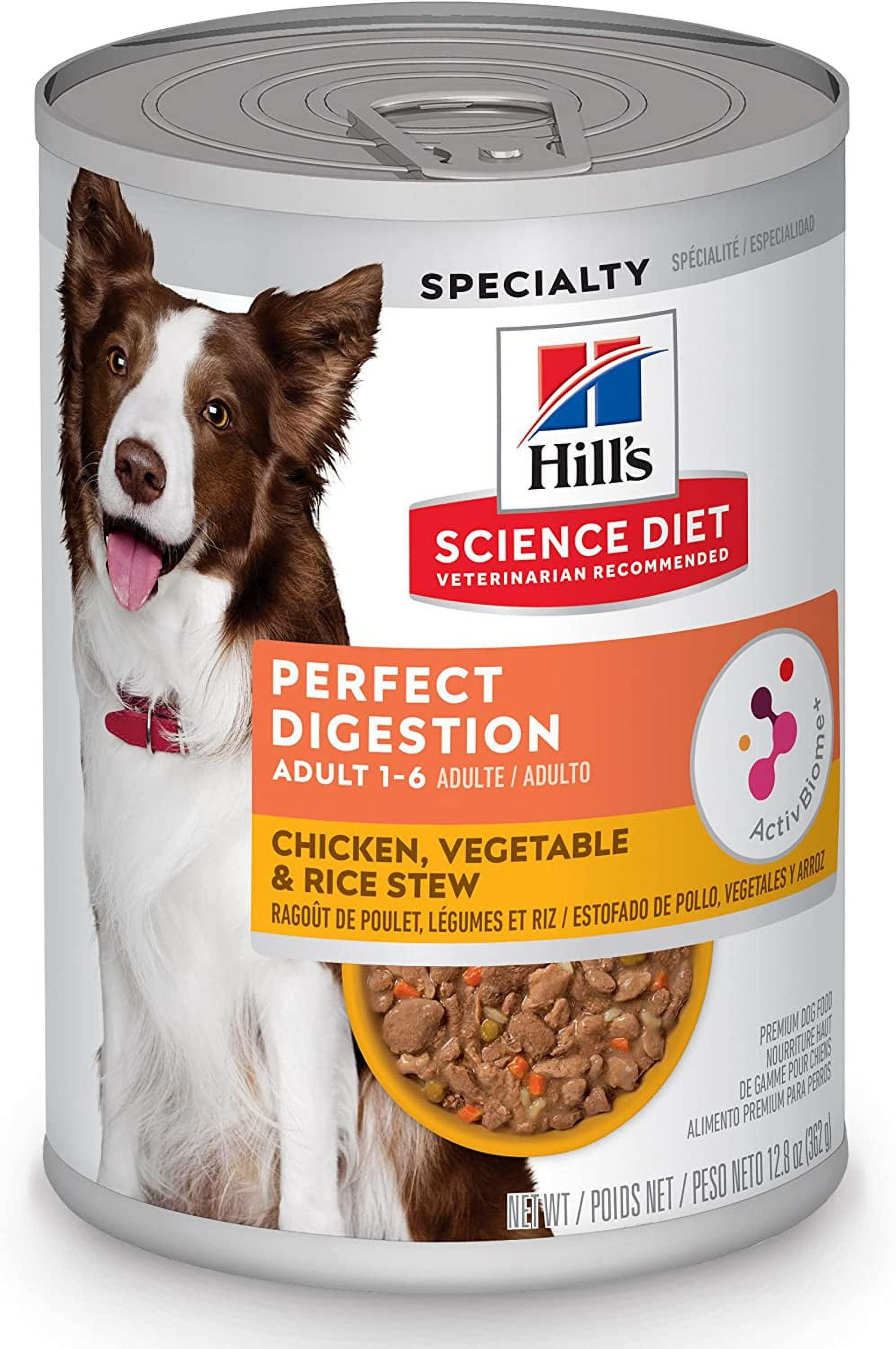 Hill s Science Diet Canned Wet Dog Food Adult Perfect Weight for Weight Management Pack of 12 Walmart