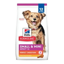 Hill's Science Diet Perfect Digestion Small & Mini Chicken & Rice Dry Dog Food, 12lb Bag
