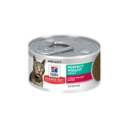 Hills Science Diet Perfect Weight Liver & Chicken Wet Cat Food, 2.9oz Can 24pk