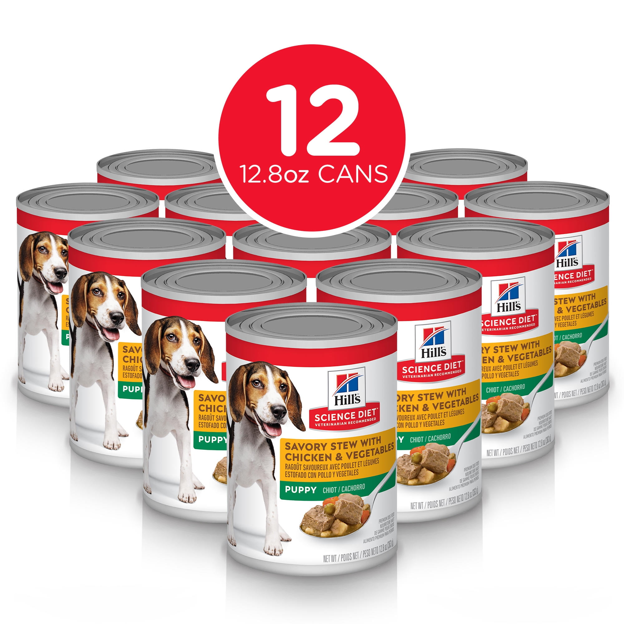 Hills canned top puppy food