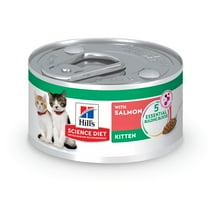 Hill's Science Diet Savory Salmon Wet Cat Food for Kittens, 2.9oz Can 24pk