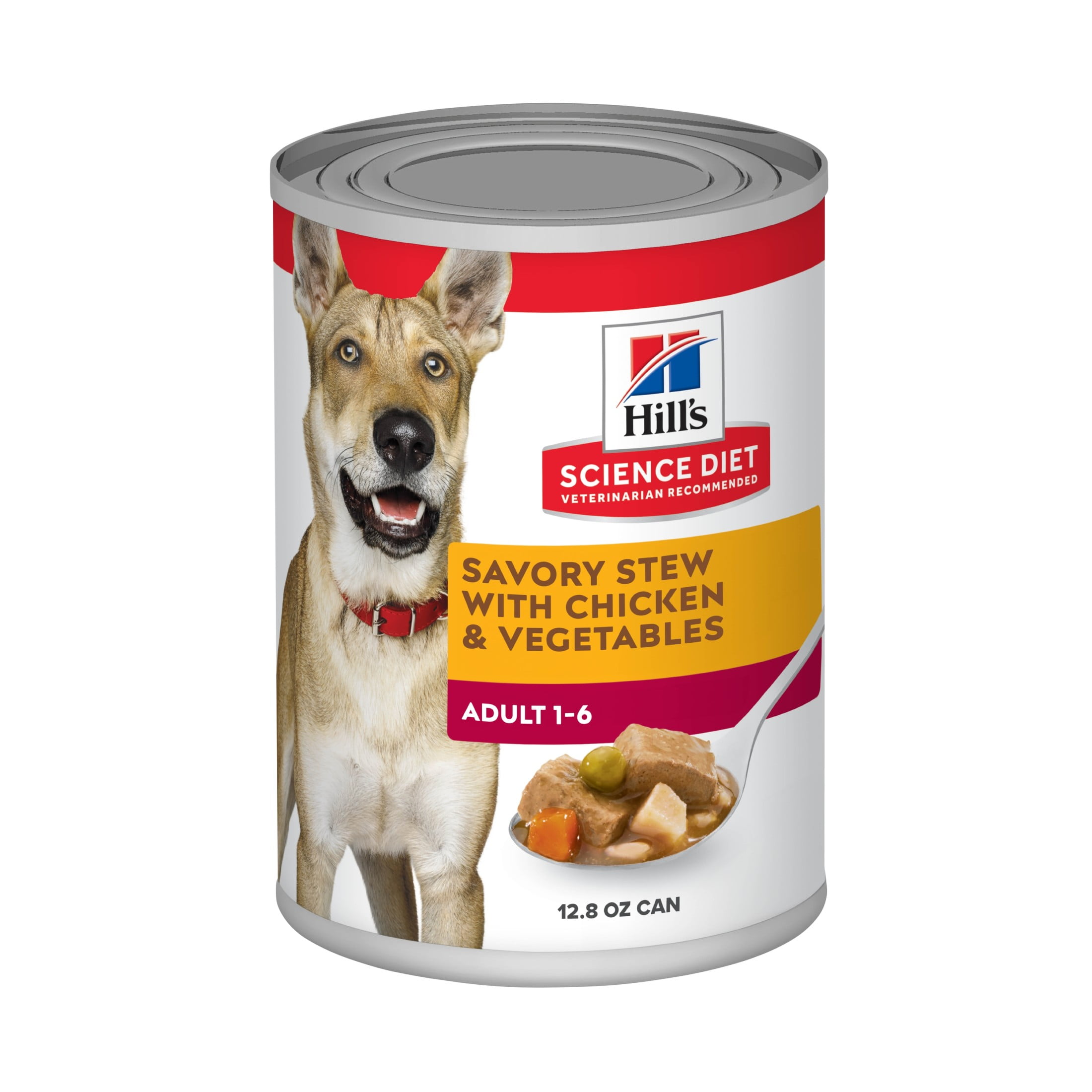 Hill's Science Diet Savory Stew w/Chicken & Vegetables Wet Dog Food, 12.8oz Can 12pk