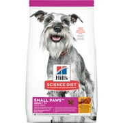 Hill's Science Diet Senior 7+ Small Paws Chicken Meal, Barley & Brown Rice Recipe Dry Dog Food, 4.5 lb bag