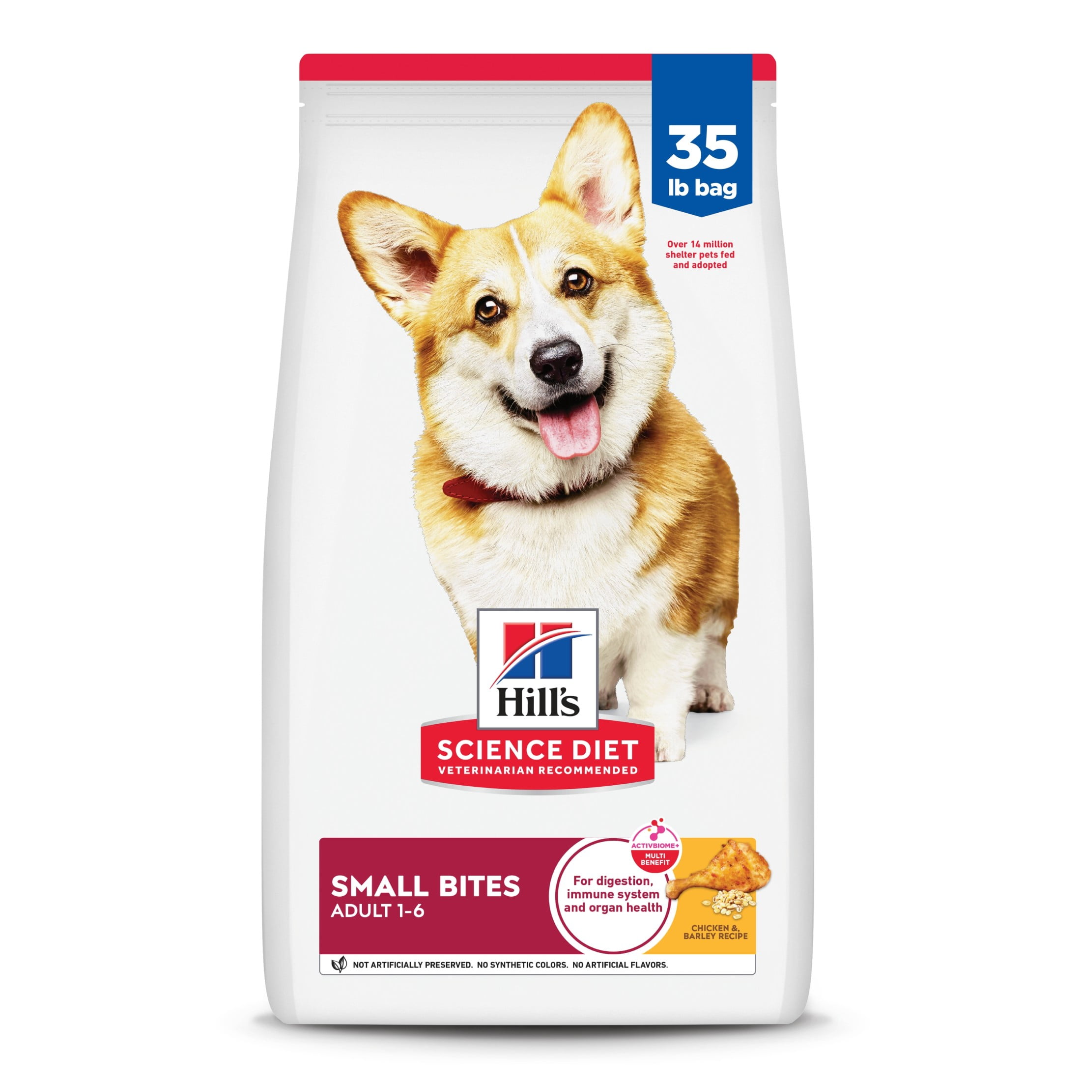 Hill's Science Diet Small Bites Chicken & Barley Dry Dog Food, 35lb Bag