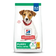 Hill's Science Diet Small Bites Chicken & Brown Rice Dry Dog Food for Puppies, 12.5lb Bag