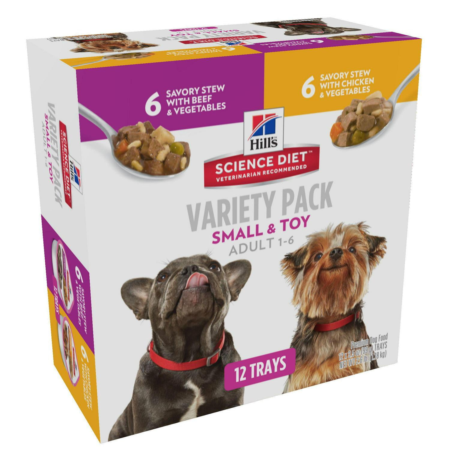 Hill's Science Diet Small Breed Adult Chicken and Beef Chunks Wet Dog