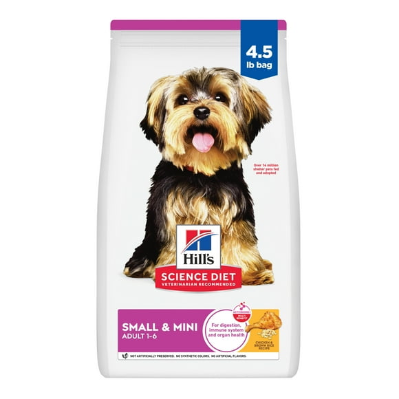 Hill's Science Diet Small & Mini Chicken & Rice Dry Dog Food, 4.5lb Bag