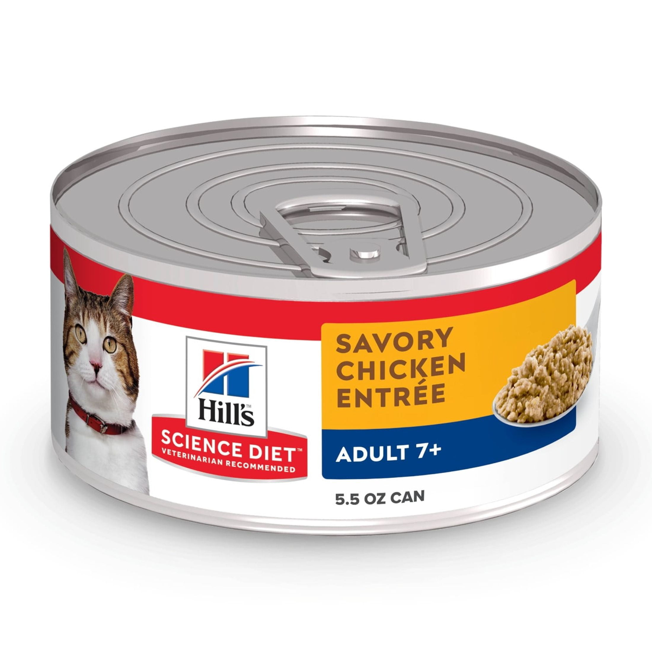 Hill's Science Diet Tender Chicken Dinner Wet Cat Food for 7+ Senior Cats,  5.5oz Can 24pk