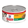 thumbnail image 1 of Hill's Science Diet Tender Chicken Dinner Wet Cat Food for Kittens, 5.5oz Can 24pk, 1 of 8