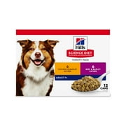 Hill's Science Diet Wet Dog Food Variety Pack for 7+ Senior Dogs, 13oz Can 12pk
