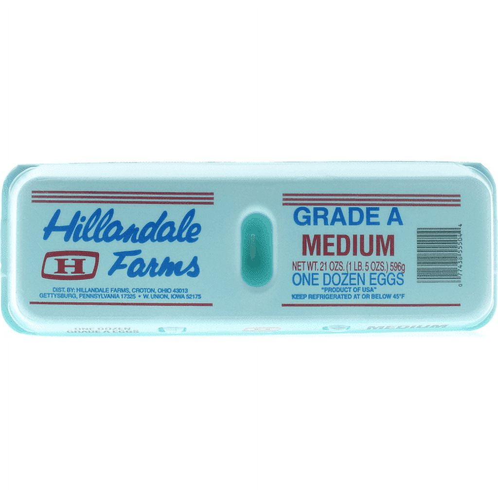 Hillandale Farms Medium Eggs, 12 Count