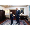 thumbnail image 1 of Hillary Clinton With Kareem Abdul-Jabbar. They Met To Discuss His New Role As A Global Cultural Ambassador. Jan. 18, 1 of 1